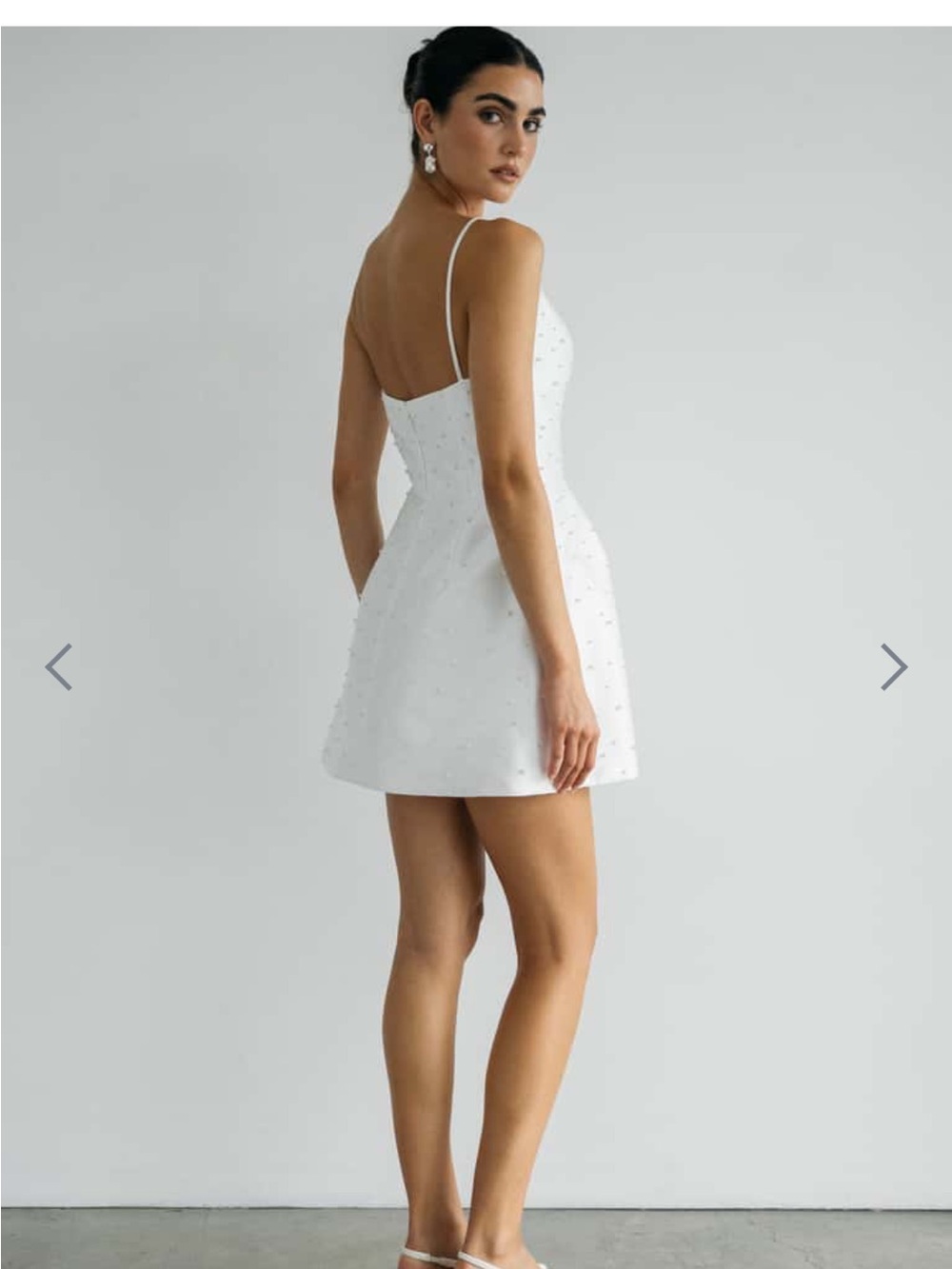 Jenny Yoo Hannah Little White Dress - Picture 2 of 4